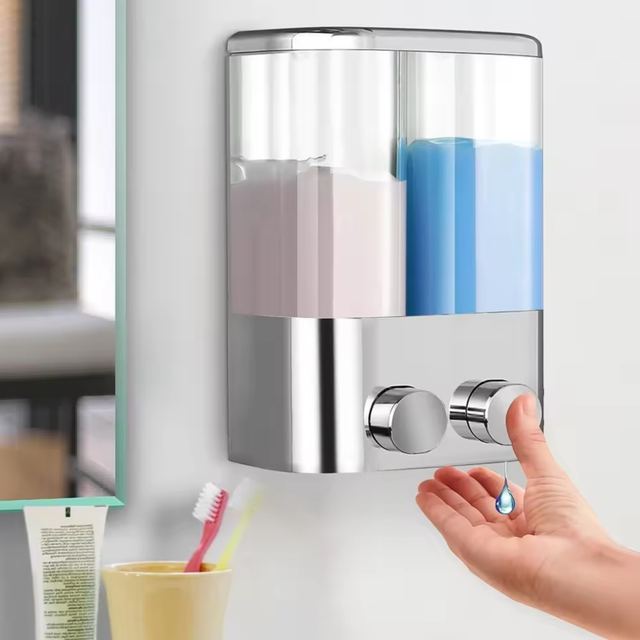 Double Liquid Soap Dispenser