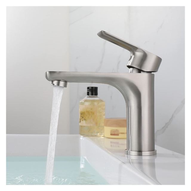 Hand Wash Basin Mixer - Tall Square Lever, chithunzi 2
