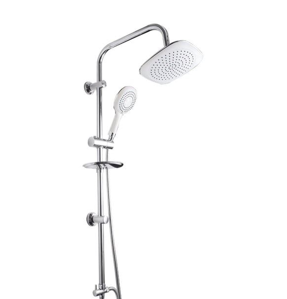 Overhead Rainfall Shower Set - Oval Showerhead
