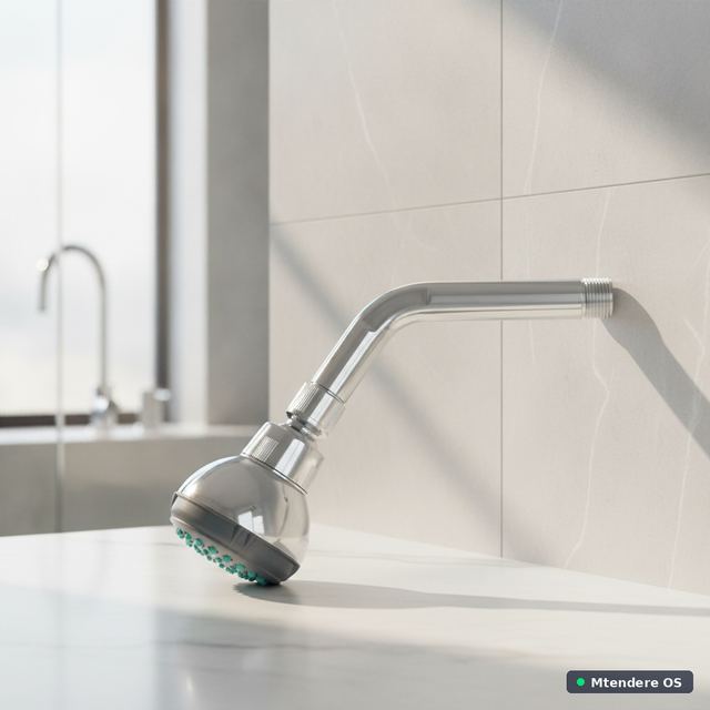 Sleek Chrome Shower Head