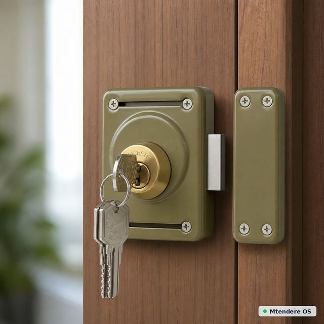 Surface-Mount Rim Door Lock
